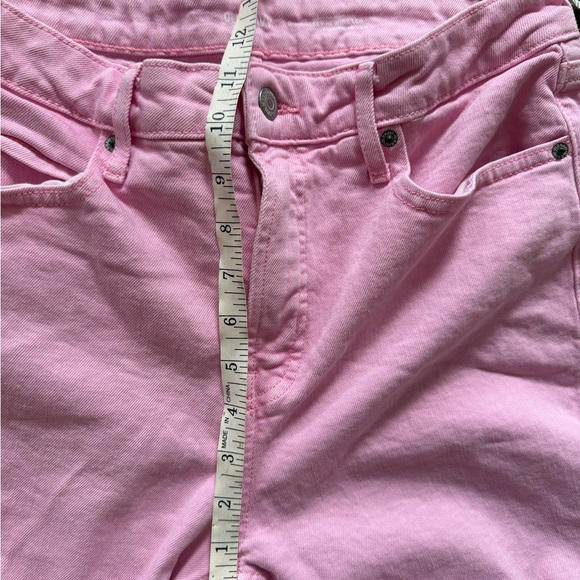 Old Navy Pink Wide Leg Women's Jeans | Extra High Rise | Size 8 - Picture 4 of 5